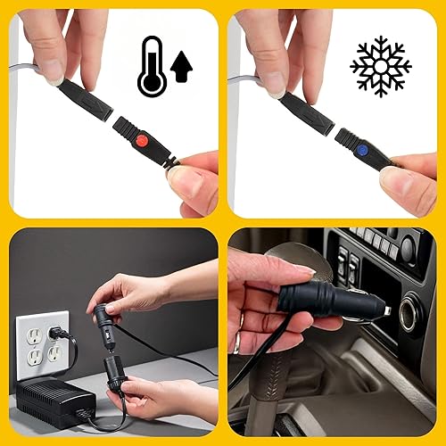 Miniatura 6 de Koolatron Enfriador portátil - Enfriador eléctrico para automóvil, campamento, viajes, refrigerador aislado de 12 V para vehículo, barco, camión,