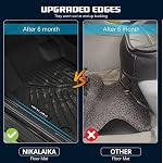 Floor Mats for 2017 2018 2019 2020 2021 2022 2023 2024 2025 Mazda CX5 All Weather Protection TPE Rubber Floor Liners for 2025 Mazda CX-5 Accessories, Odorless Anti-Slip, 1st & 2nd Row, Black