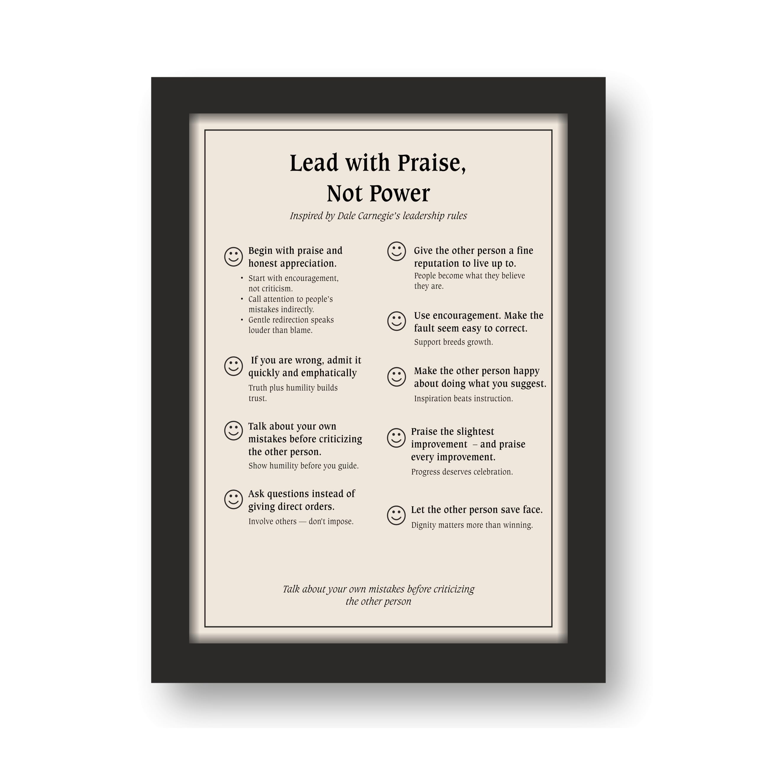 "Lead with Praise, Not Power Transformative Leadership Frame – 12… – view 2