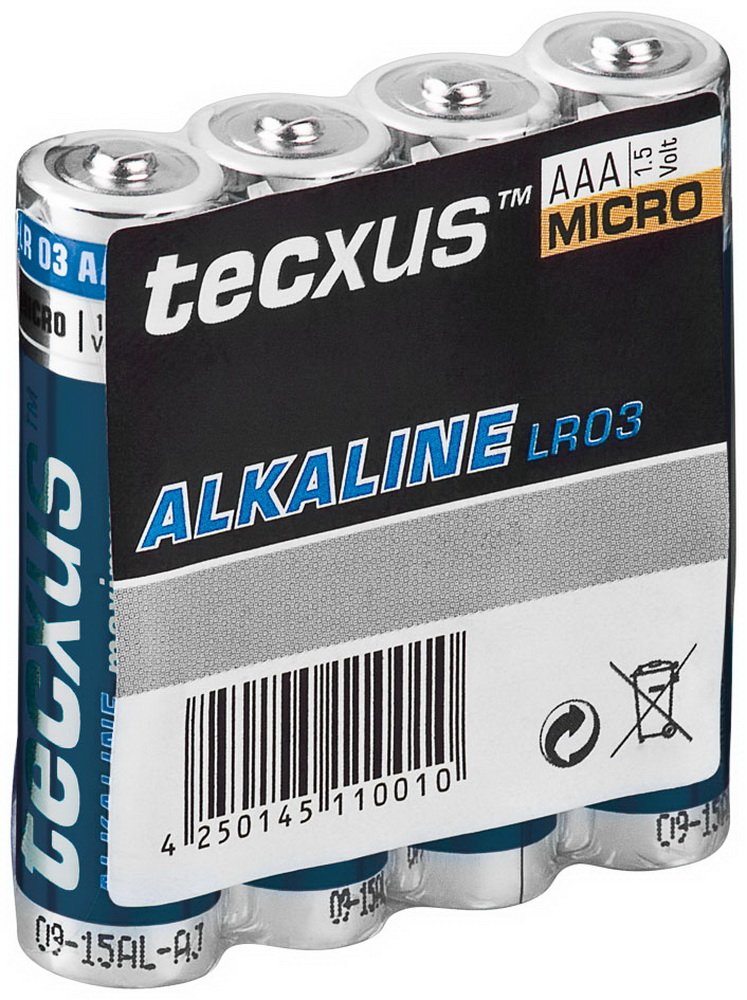 Tecxus battery - AAA - Alkaline x 4
