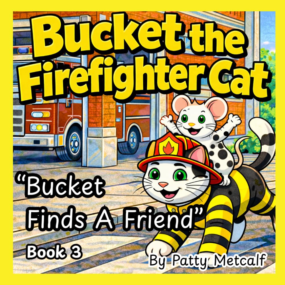 Bucket the Firefighter Cat: Bucket Finds a Friend, Book 3