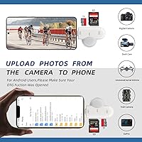 Vista 4 de Lector de tarjetas USB 3.0 USB C SD para iPhone, Mac, iPad, computadora Android, lector de tarjetas USB tipo C, lector de tarjetas micro SD, visor