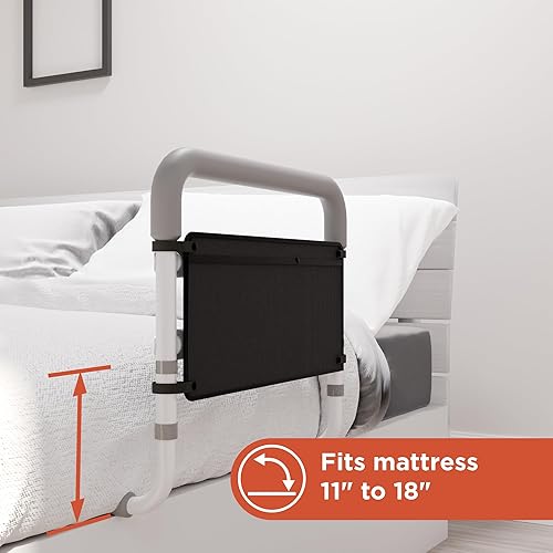 Miniatura 3 de Healthcraft Productos Assista-Rail - Carril fijo de la cama con barras anti-atrapamiento Movilidad Bedrail Home Living Aid Lift Assistance Equipment