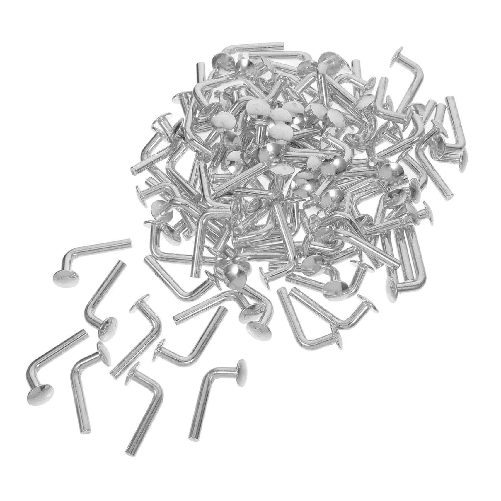 PRETYZOOM 100pcs Pallet Racking Drop Pin Latch M5 Safety Bolt for Pallet Rack Accessory