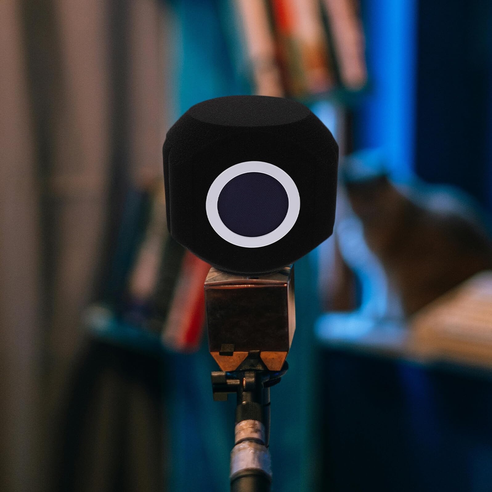Escudo de Aislamiento de Sonido para Micrófono, Negro