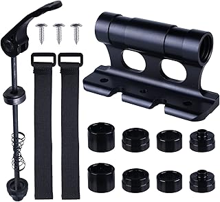 HPX Bike Front Fork Mount: 11 Pcs Mountain Bike Fork Set with Quick Release Fork, Thru Axle Fork Mount Bicycle Rack, Aluminum Alloy Roof Bike Rack Bicycle Rack for Car Truck Trailer