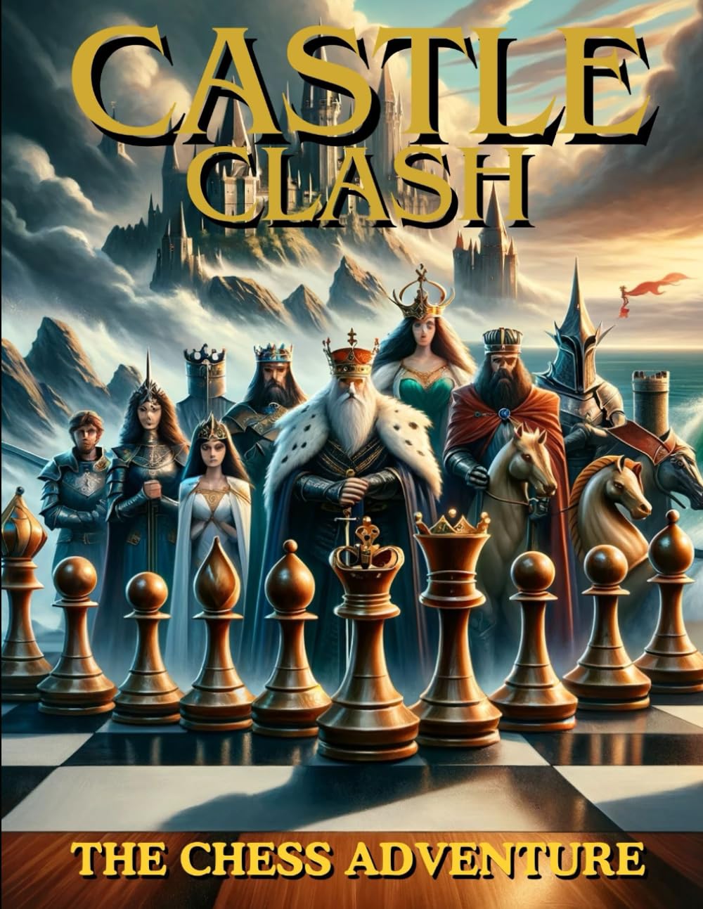 story books for kids Castle Clash: The Chess Adventure, an educational story for children about how to play chess