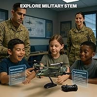 Vista 3 de Helicóptero RC Militar X550 de SYMA, control remoto de 4 canales con velocidad alta y baja, múltiples acrobacias de vuelo, mantenimiento de altitud