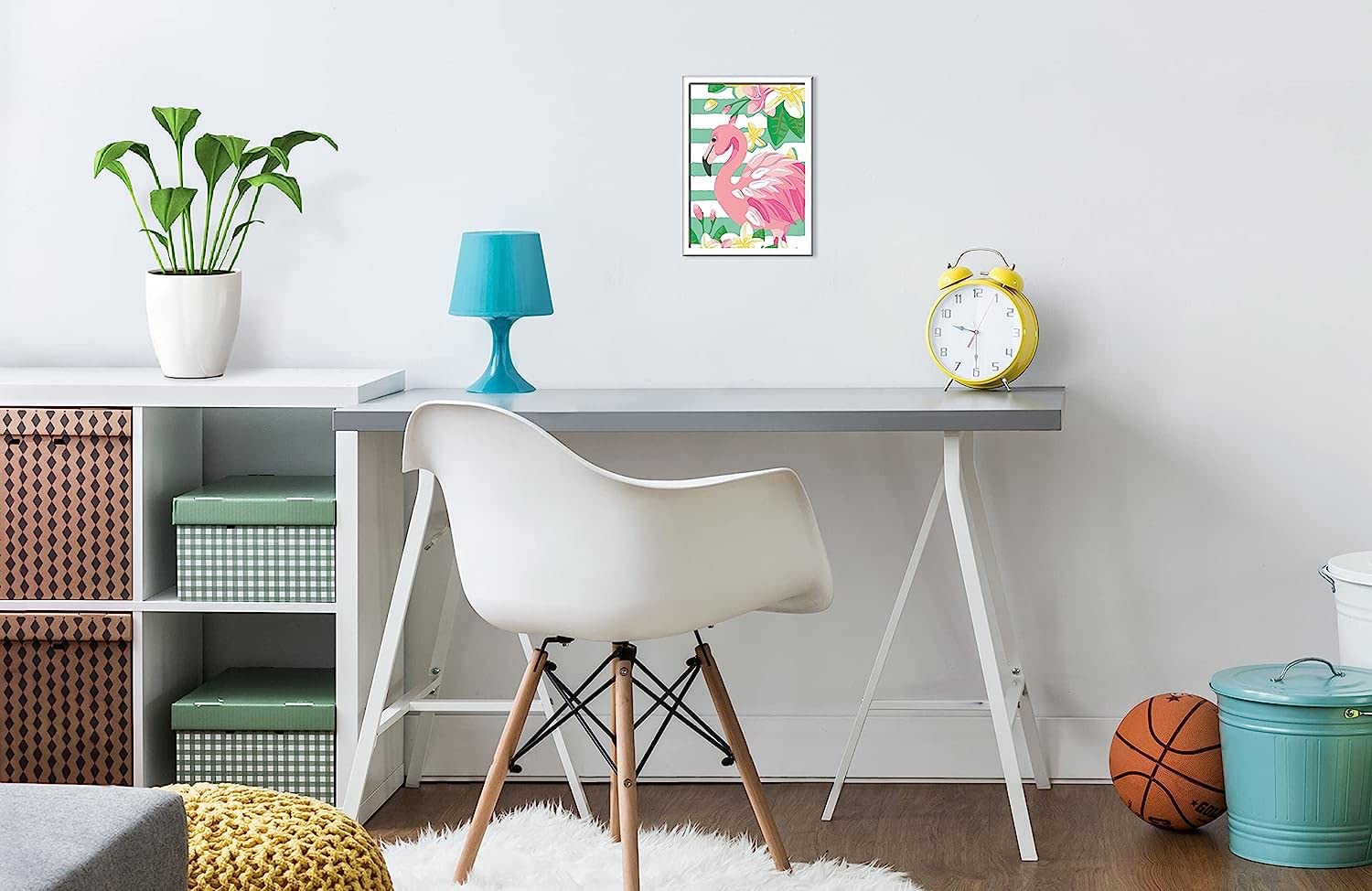 Ravensburger - Creart Fenicottero | Kit Pittura Bambini | Dipingere Con I Numeri Include Tutto Il Necessario | Giochi Bambini 7 Anni O Più | Creart 7 Anni