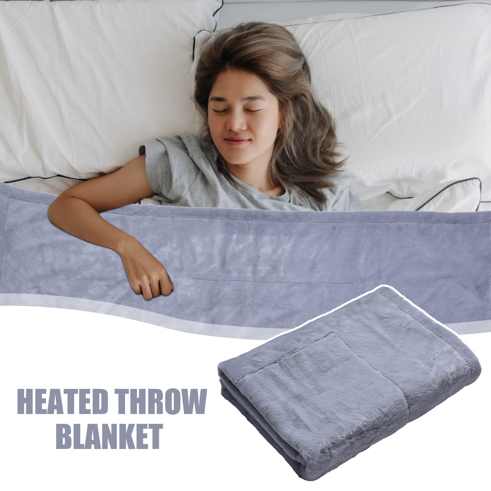 Coperta Elettrica Riscaldata Indossabile Senza Fili Scialle Plaid | Plaid Personale Riscaldato Senza Fili, Riscaldante, Da Grembo, Scialle, Ideale Per Campeggio e Pesca