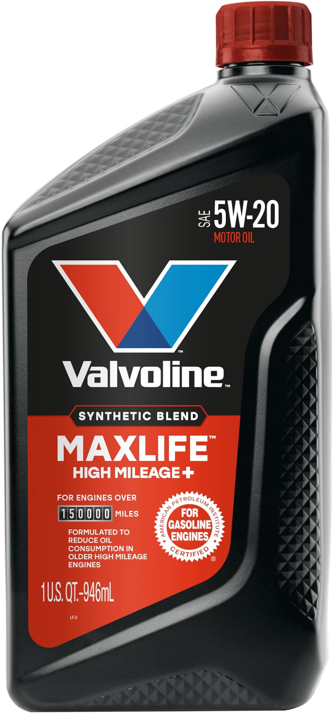 Valvoline High Mileage 150K with MaxLife Plus Technology 5W-20 Motor Oil 1 Quart