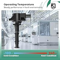 Vista 3 de YHTAUTO Juego de 6 bobinas de encendido cuadradas de repuesto para Mercedes-Benz C230 C280 C300 C350 CL550 CLK350 E350 E550 G550 GL450 GLK350 ML350