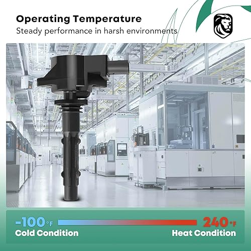 Miniatura 3 de YHTAUTO Juego de 6 bobinas de encendido cuadradas de repuesto para Mercedes-Benz C230 C280 C300 C350 CL550 CLK350 E350 E550 G550 GL450 GLK350 ML350