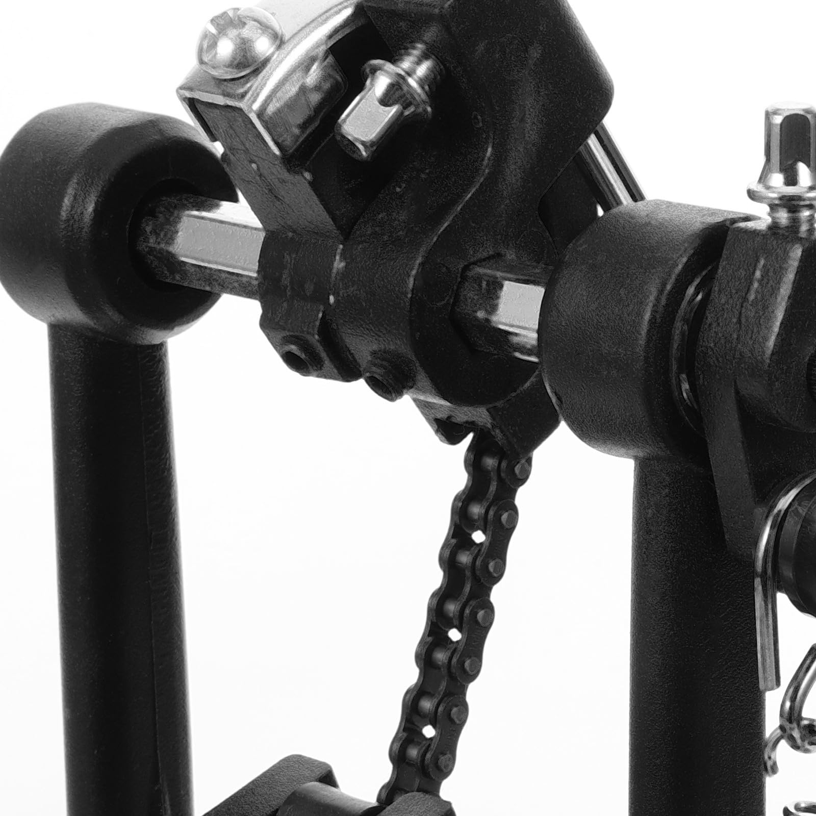 Cabilock Bass Drum Pedal Accesorio de Pedal para Batería Cadena Gruesa Placa Base Ampliada Diseño Antideslizante para Entusiastas de Jazz y Batería Electrónica