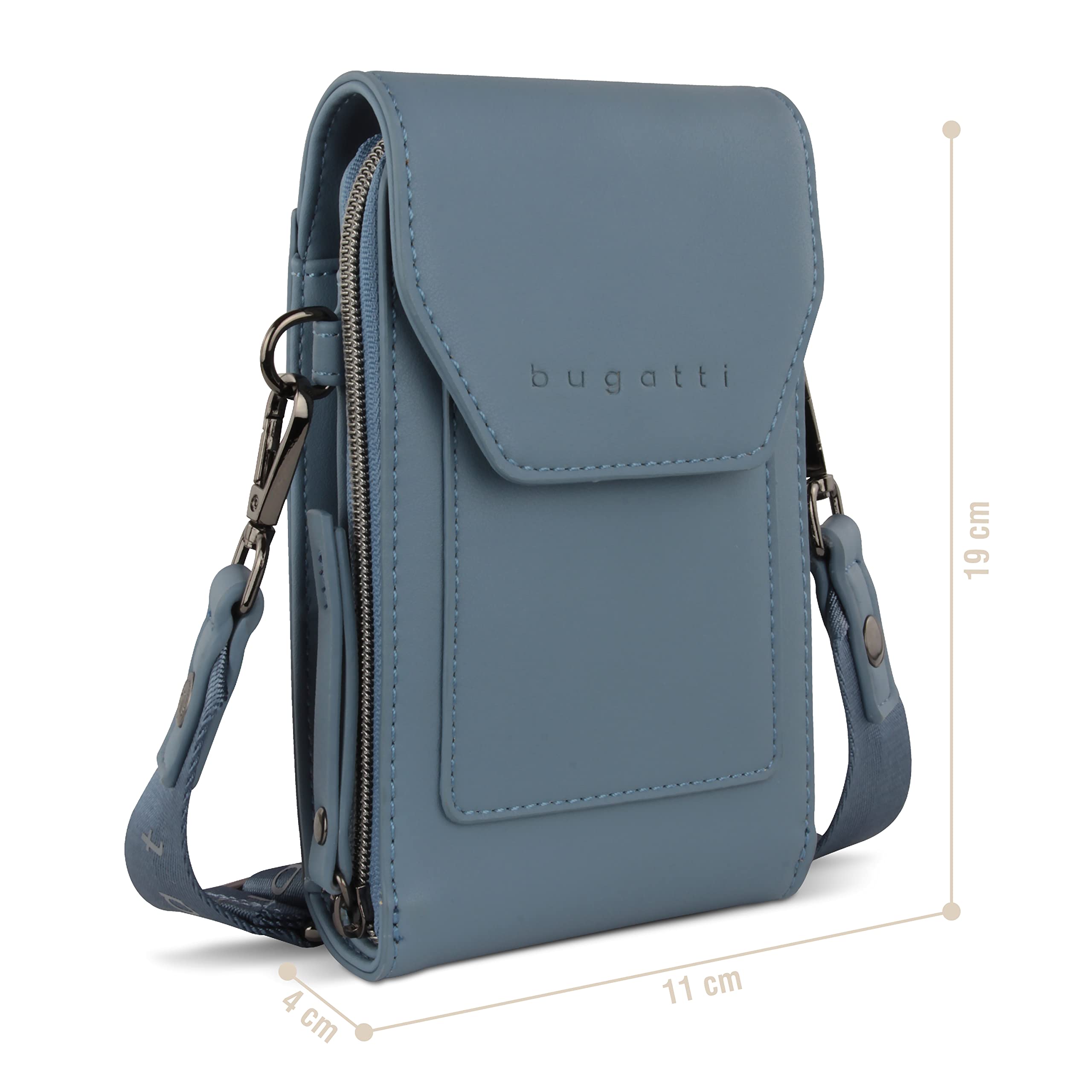 bugatti Almata Bolso para Movil Mujer Bandolera, Bolso Cartera