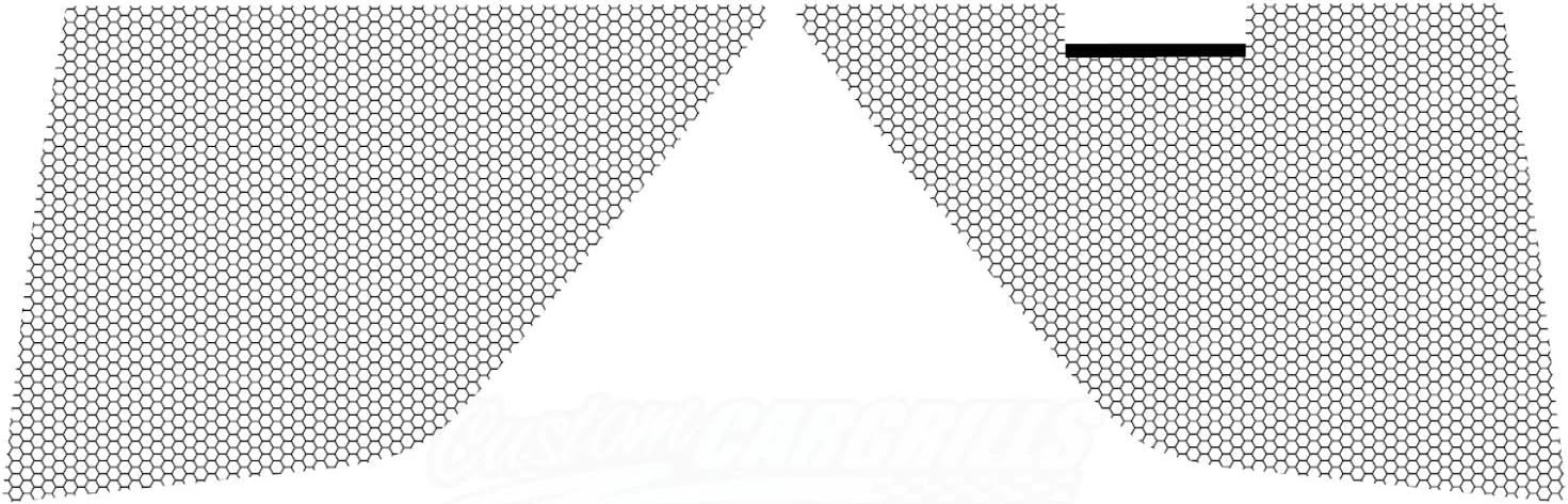 customcargrills Mesh Set for 2020-2023 Chevy Corvette C8 Radiator Grille Vent