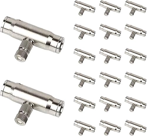 Juego de 20 boquillas de nebulización para sistema de refrigeración con boquillas de nebulización deslizantes de 38 pulgadas, boquillas de