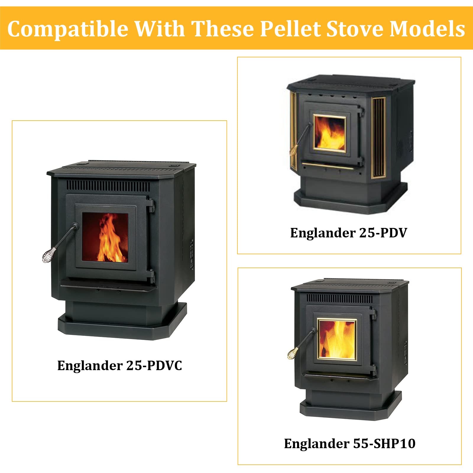 Amazon.com: Adviace Replacement PU-047040 Auger Motor for Englander/England  25-PDVC 55-SHP10 25-PDV 55-SHP22 Pellet Stoves, 2-Pack 1 RPM Counter  Clockwise Auger Motor for 25-PDVC. : Home u0026 Kitchen