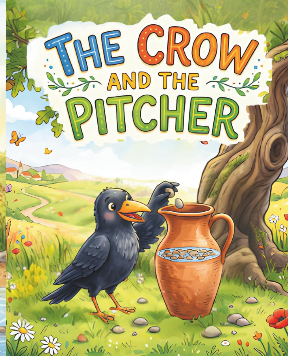 The Crow and The Pitcher: A Story About Resourcefulness and Persistence (Bedtime Tales)