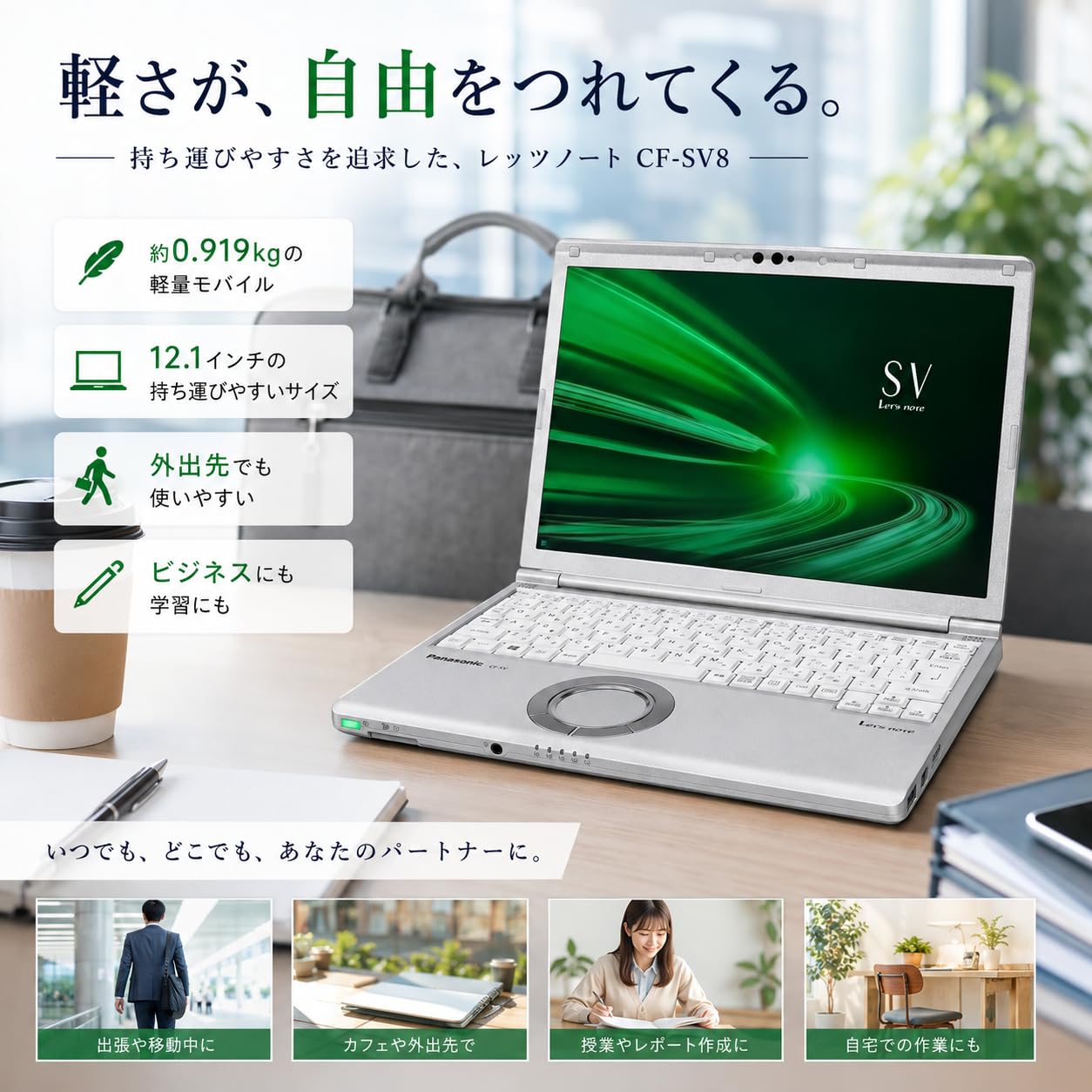 Amazon.co.jp: 【整備済み品】Panasonic Let's note CF-SV8 レッツ