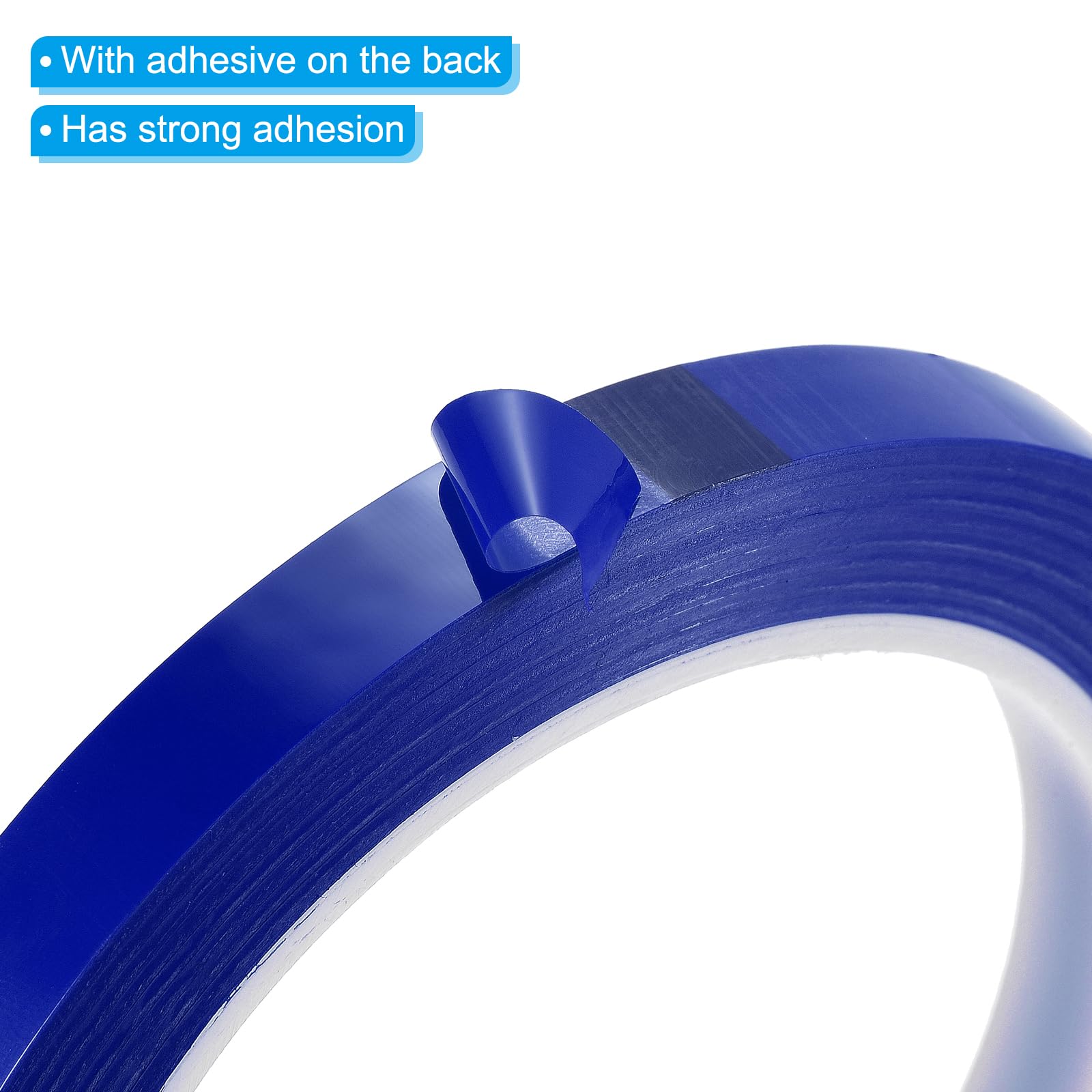 PATIKIL 3/8" Whiteboard Tape, 6 Pack Thin Dry Erase Tape for Graphic Chart Marking DIY Art Blue - Image 4