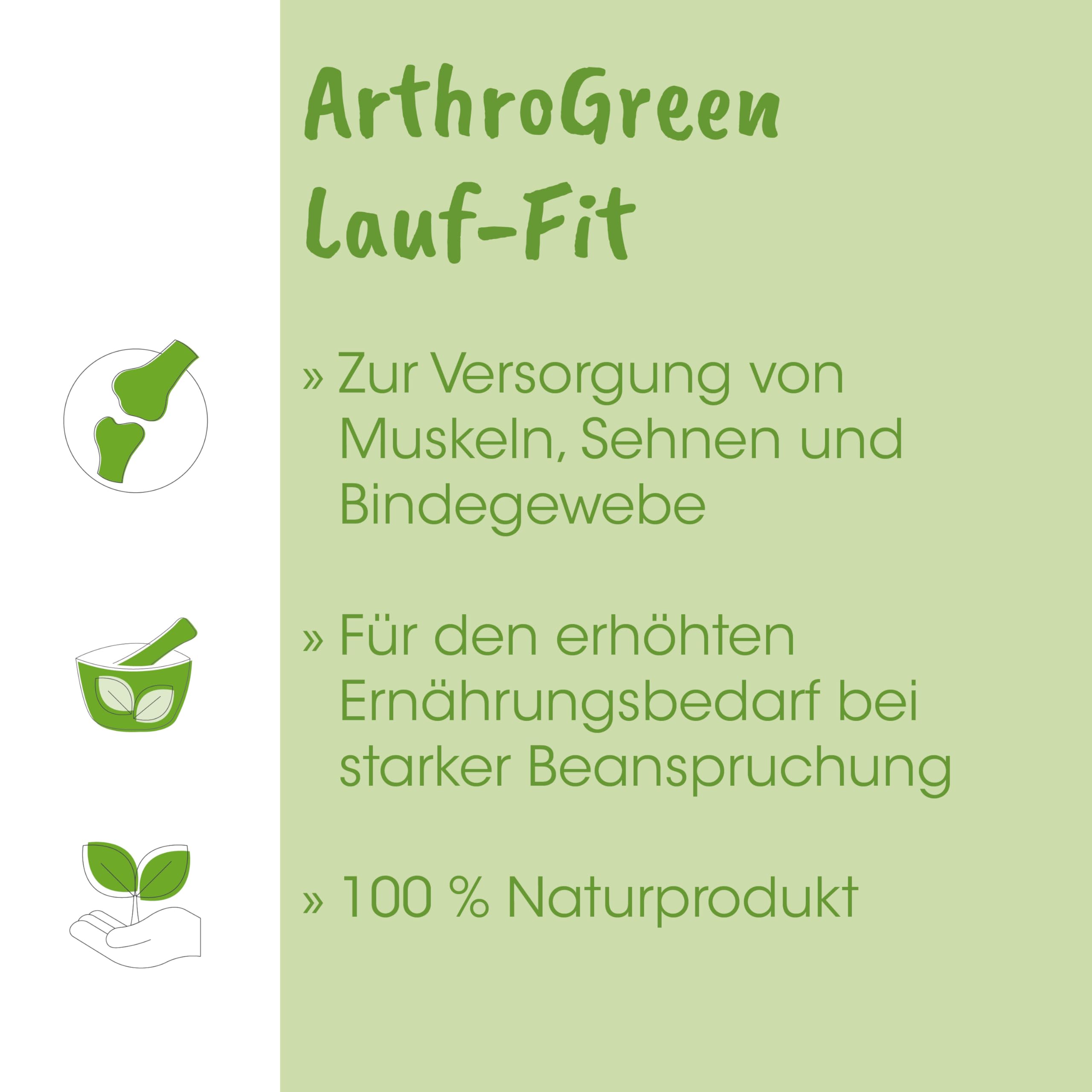 cdVet Naturprodukte ArthroGreen Lauf-Fit 500ml - Nahrungsergänzung zur Unterstützung der Gelenke für Pferd, Hund und Katze mit Kräutern