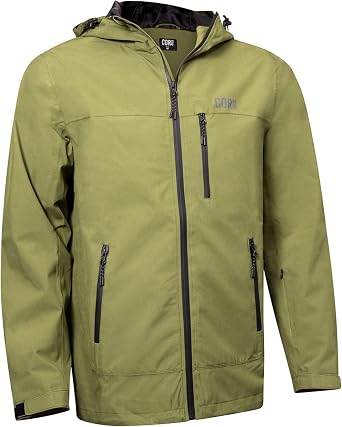 COR Mens Packable Waterproof Travel Rain Jacket | The Ultimate All-Season Breathable Rain Coat for Men with Secret Pockets