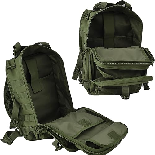 Miniatura 6 de Mochila táctica cruzada estilo militar para transportar carga ligera.