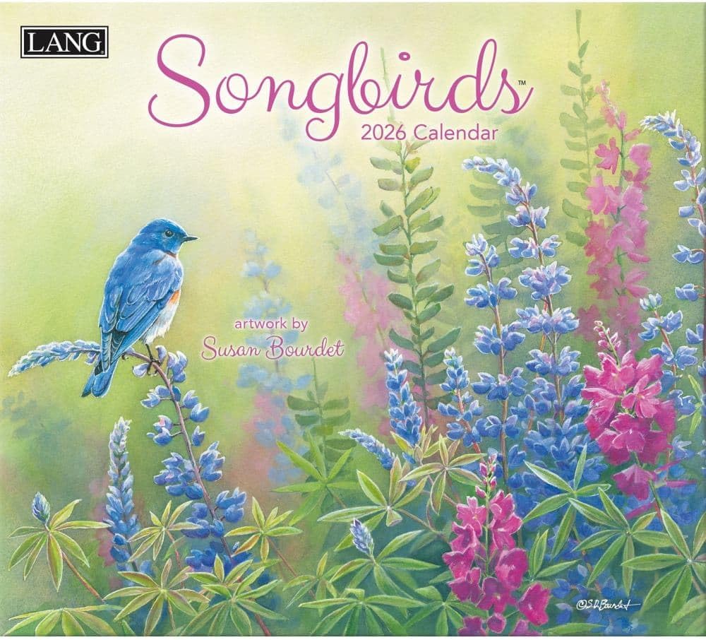 Lang, Songbirds 2026 Wall Calendar by Susan Bourdet Lang, Songbirds 2026 Wall Calendar by Susan Bourdet