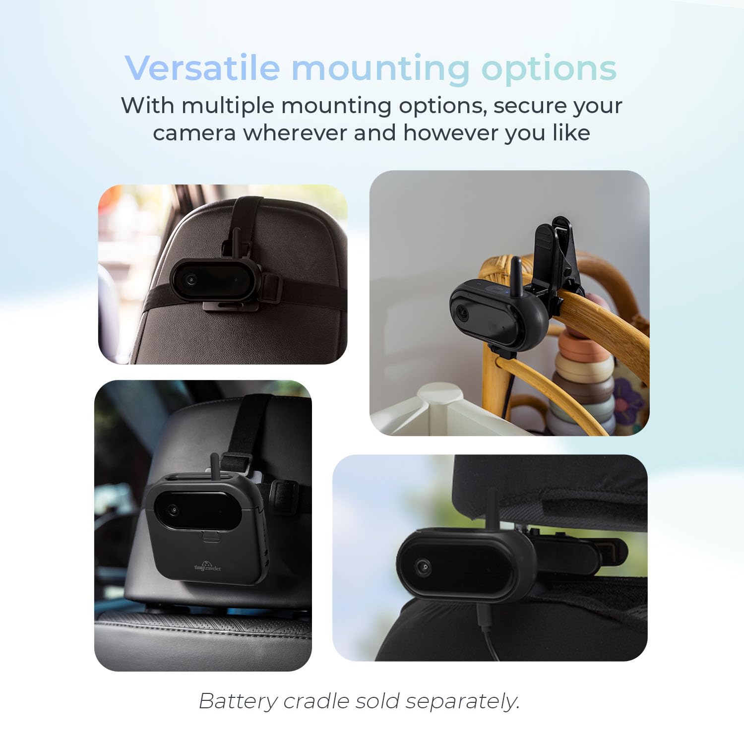 Tiny Traveler Ai Smart Wireless Baby Car Monitor (TT006B) - AI Tiny Traveler Ai Smart Wireless Baby Car Monitor (TT006B) - AI