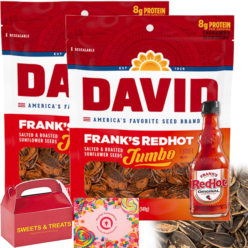 David Sunflowers Seeds American's Favorite Brand Whole Seeds Seasoned, Salted