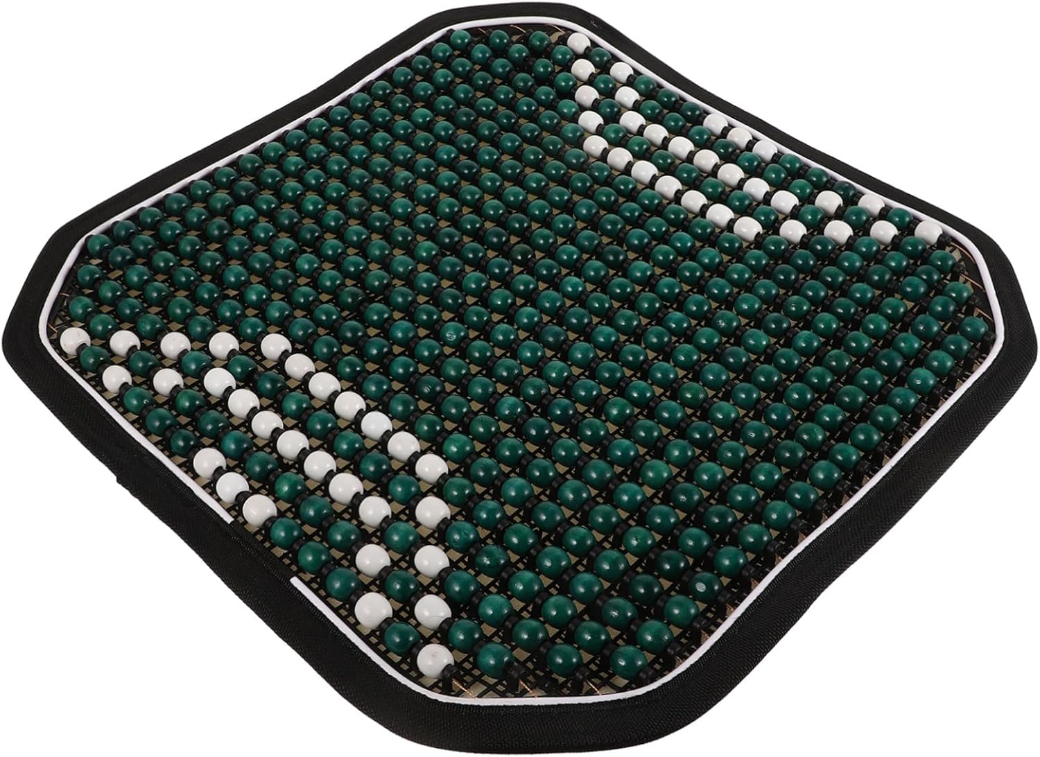 VICASKY Breathable Beaded Car Seat Cover Cooling Mesh Cushion for - Wooden Seat Mat for Trucks Suvs Office Chairs Ventilated Design for Enhanced Comfort and Pressure Relief