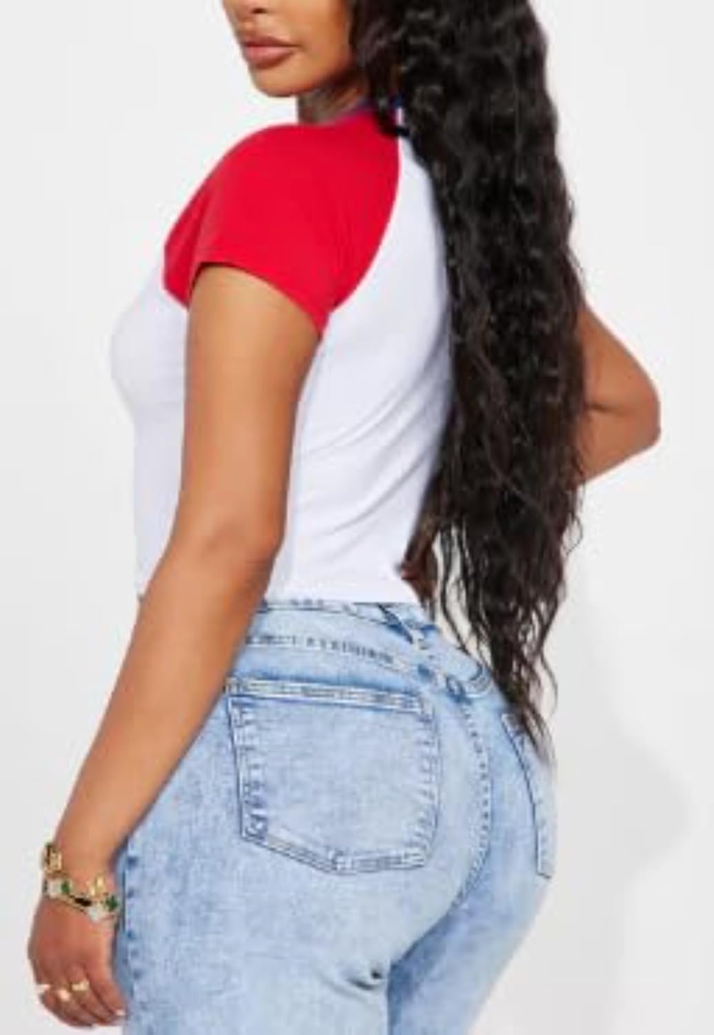 Vintage Graphic Baby Tees for Women Brazil Shirt Y2k Tops Mexico Crop Top Jersey 2000s Summer Going Out Tops - Image 6