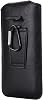 Funda de cuero para reproductor de música MP3 con mosquetón de cinturón y almacenamiento | Funda de cuero para innioasis G1 G3 G5 Y1 Y2 / AGPTEK A02 M3 / Luoran M4S/ ZAQE M12 M505/ TIMMKOO Q8 Q3E reproductor de música MP3 MP4 5