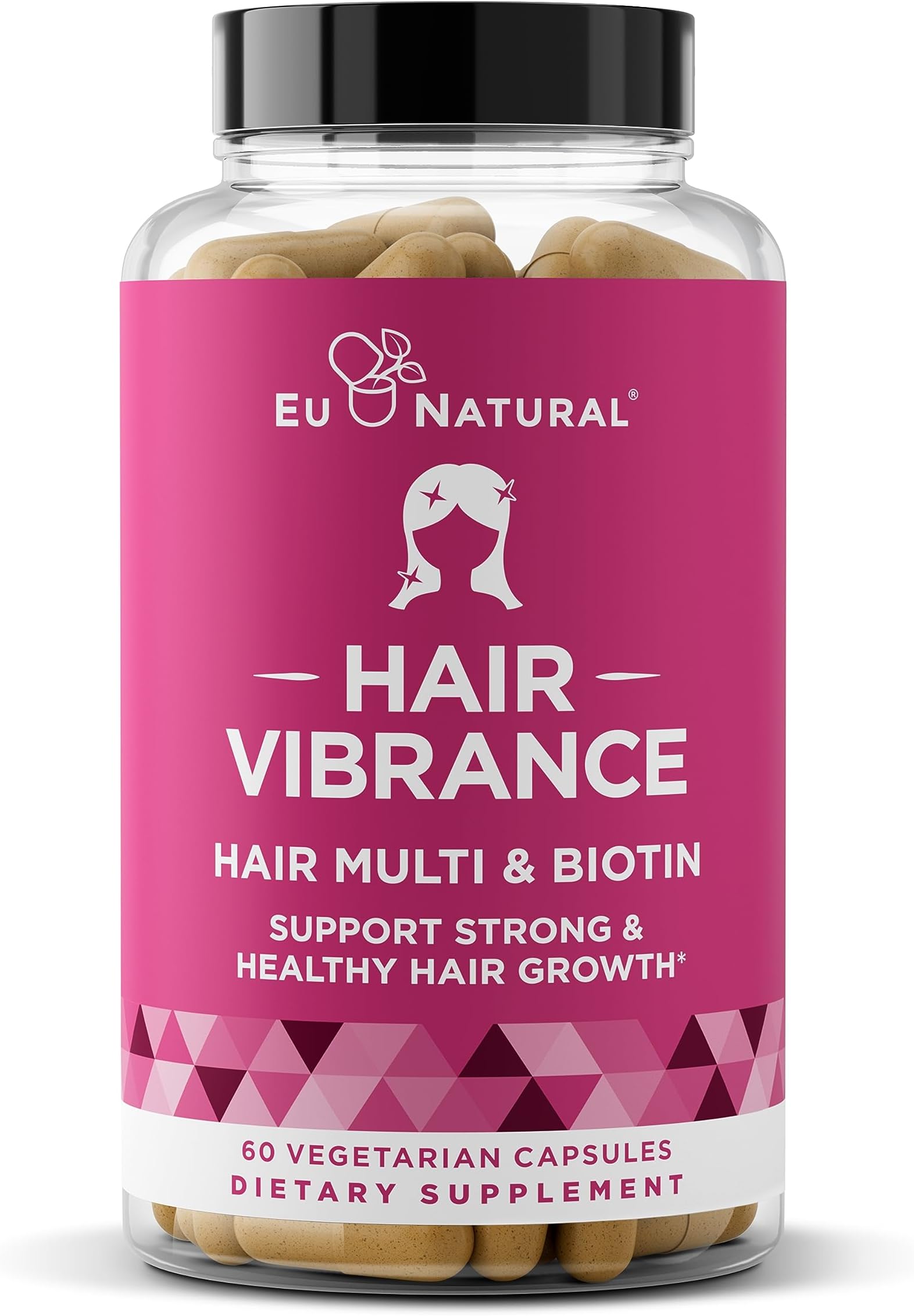 Halal Hair Vitamins Biotin, Collagen, Silica, Vitamin C & E Supports Hair, Sk