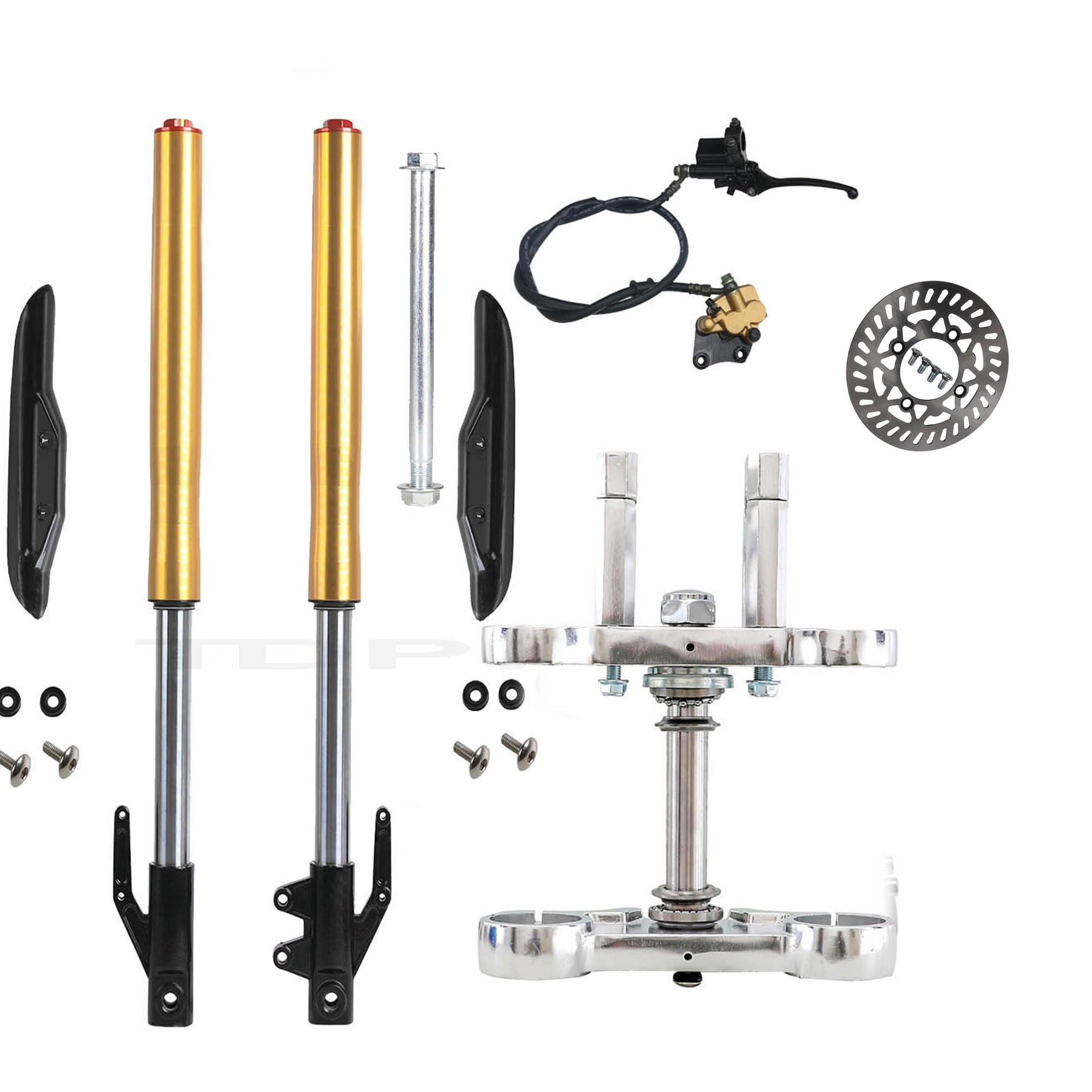 Amazon.com: YC Yier 630mm Front Forks 45/48mm Triple Tree Clamp +