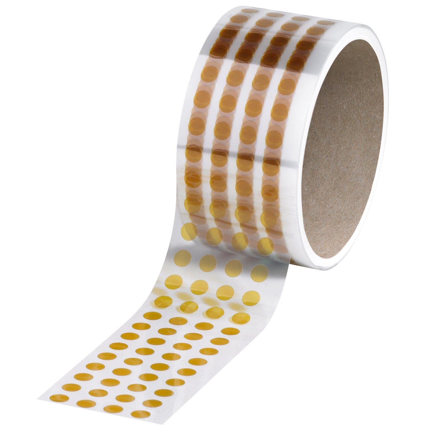 Kapton 1/4' 1 Mil Discs Adhesive Dots Industrial