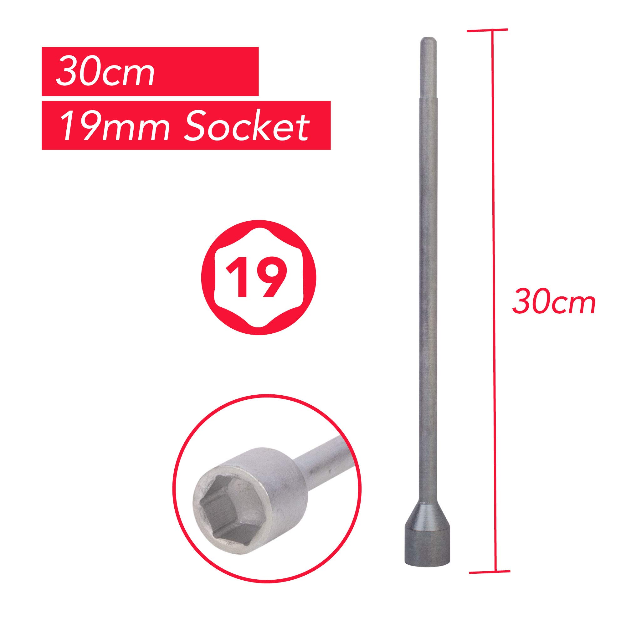 GADLANE 30cm Corner Steady Caravan Leg Winder Drill Attachment Stand