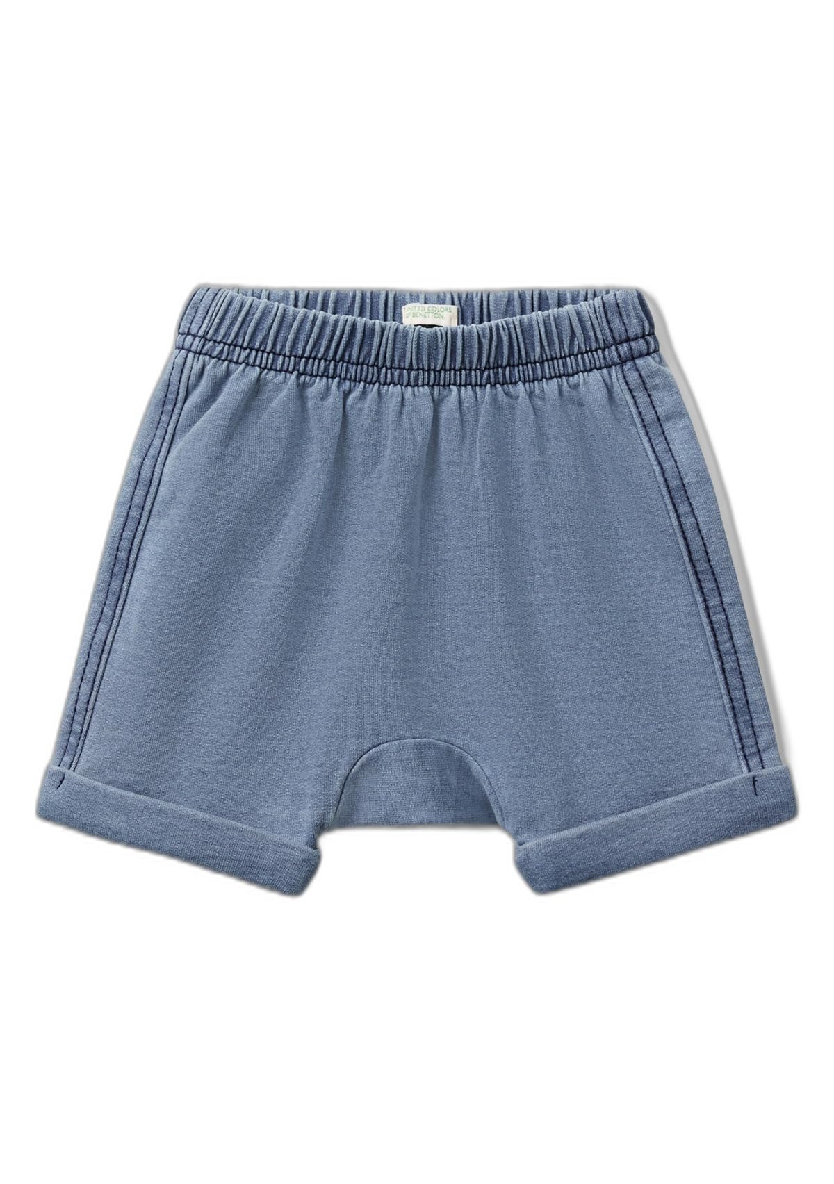 United Colors of Benetton Short 4baya900y Pantalones Cortos, Turquesa, 74 cm Unisex bebé