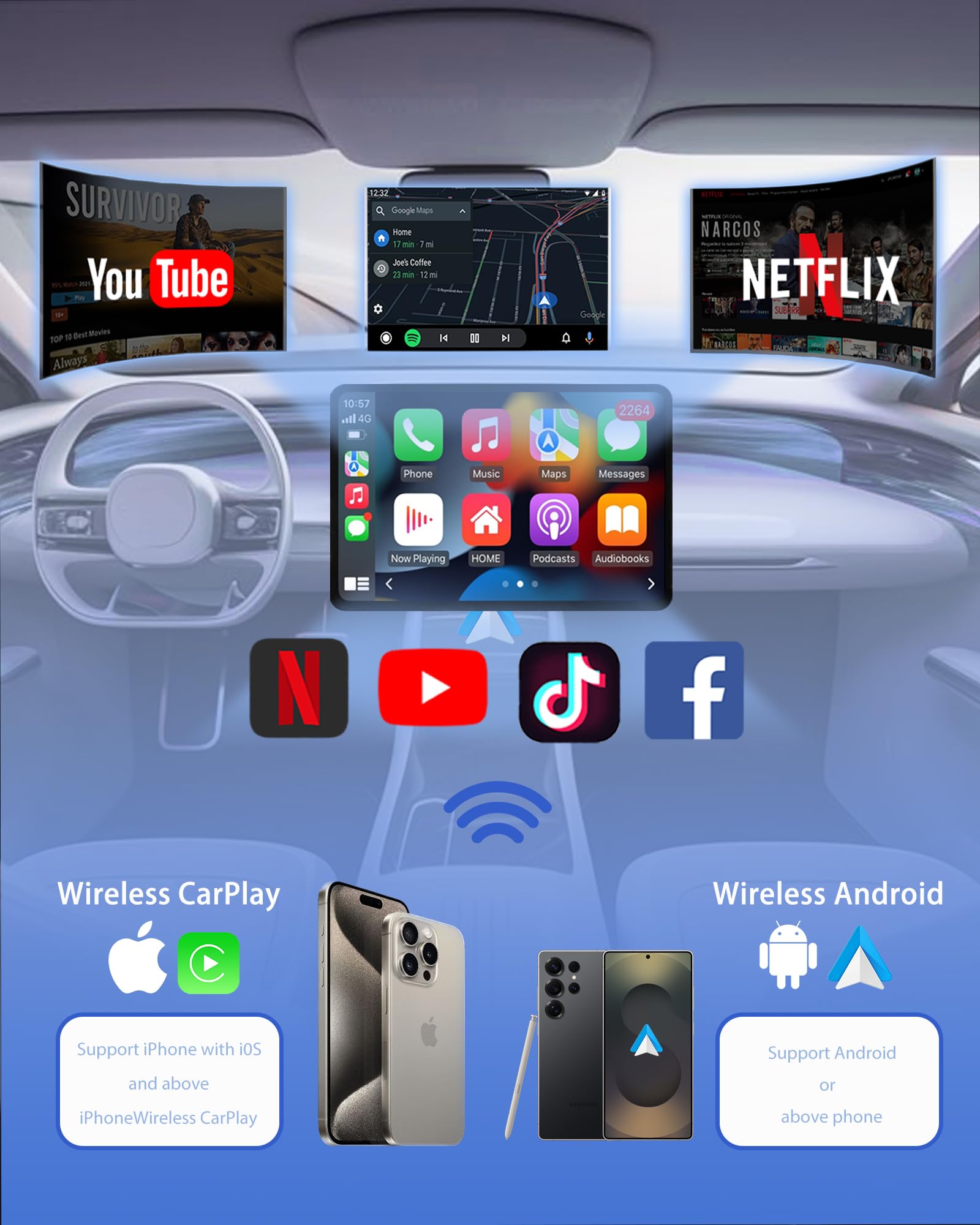Amazon.com: Wireless Carplay Adapter 2025 Ai Box for iPhone