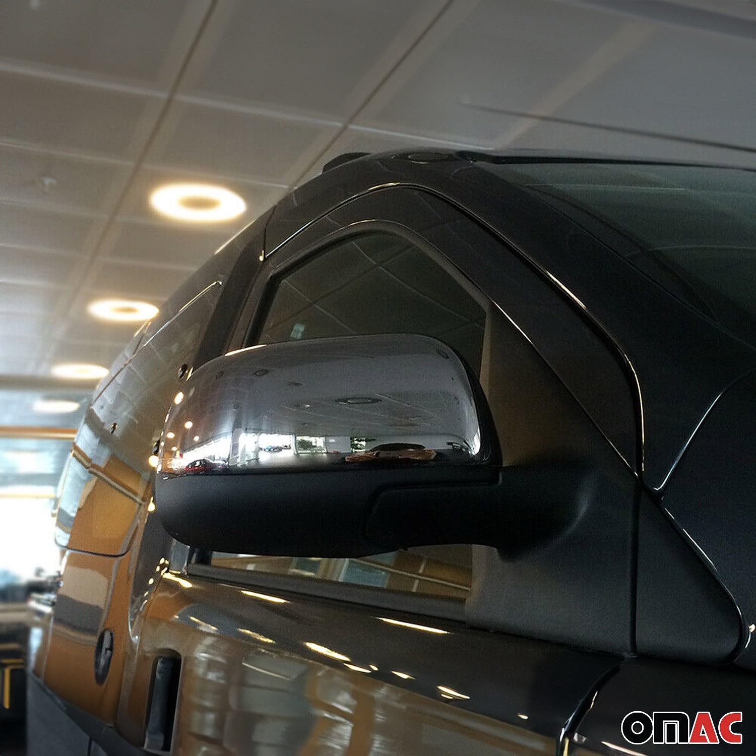 Nakładki na Lusterka Spiegelabdeckung do Dacia Duster mk1 2010-2013 Pre-FL Stal Nierdzewna