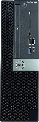 Dell Optiplex 7060 SFF Desktop - Procesador Intel Core i7-8700 de 8 generación de 6 núcleos hasta 4.60 GHz, memoria DDR4 de 16 GB, unidad de estado