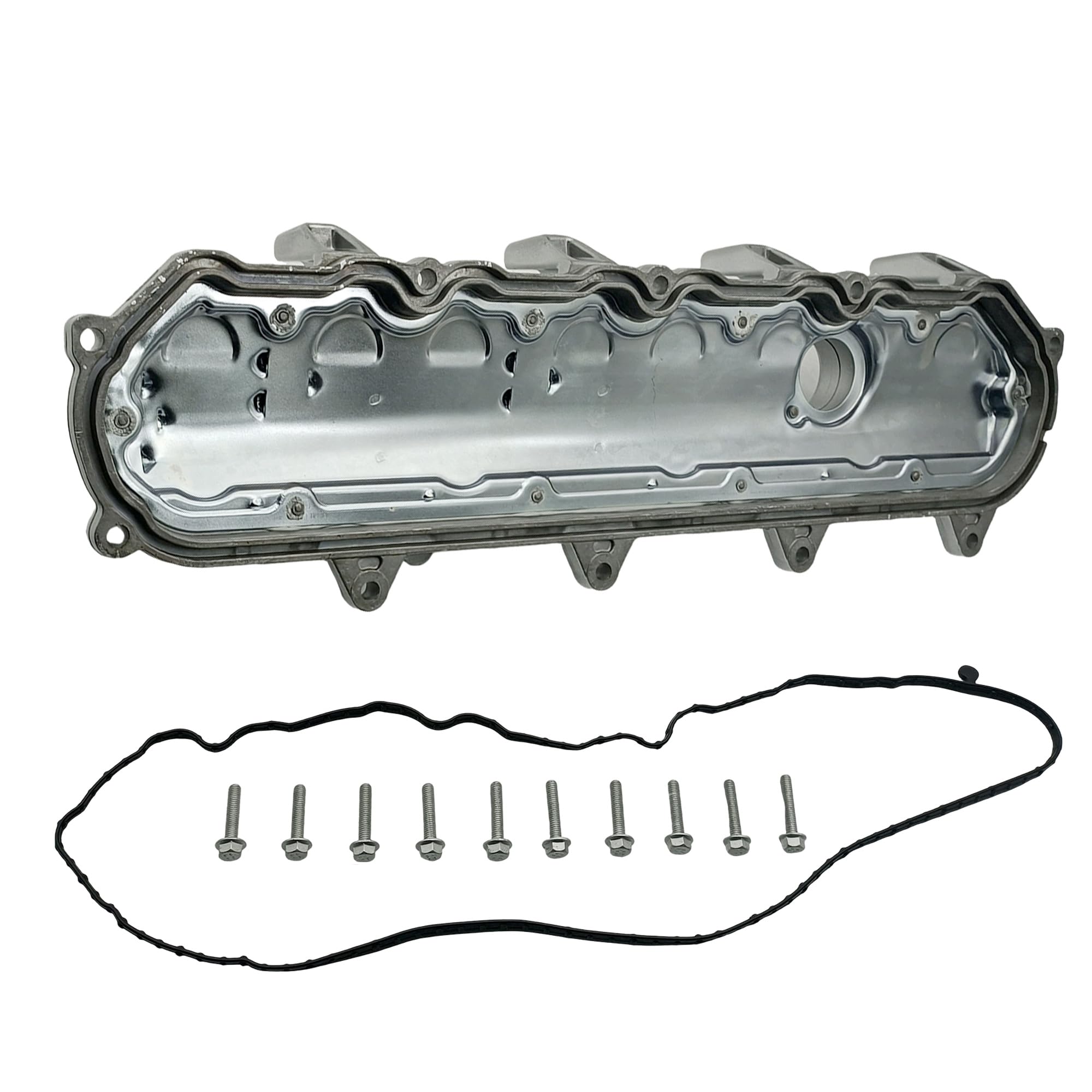 Aluminum Engine Valve Cover Left Driver Side For Cadillac Chevrolet GMC image 5