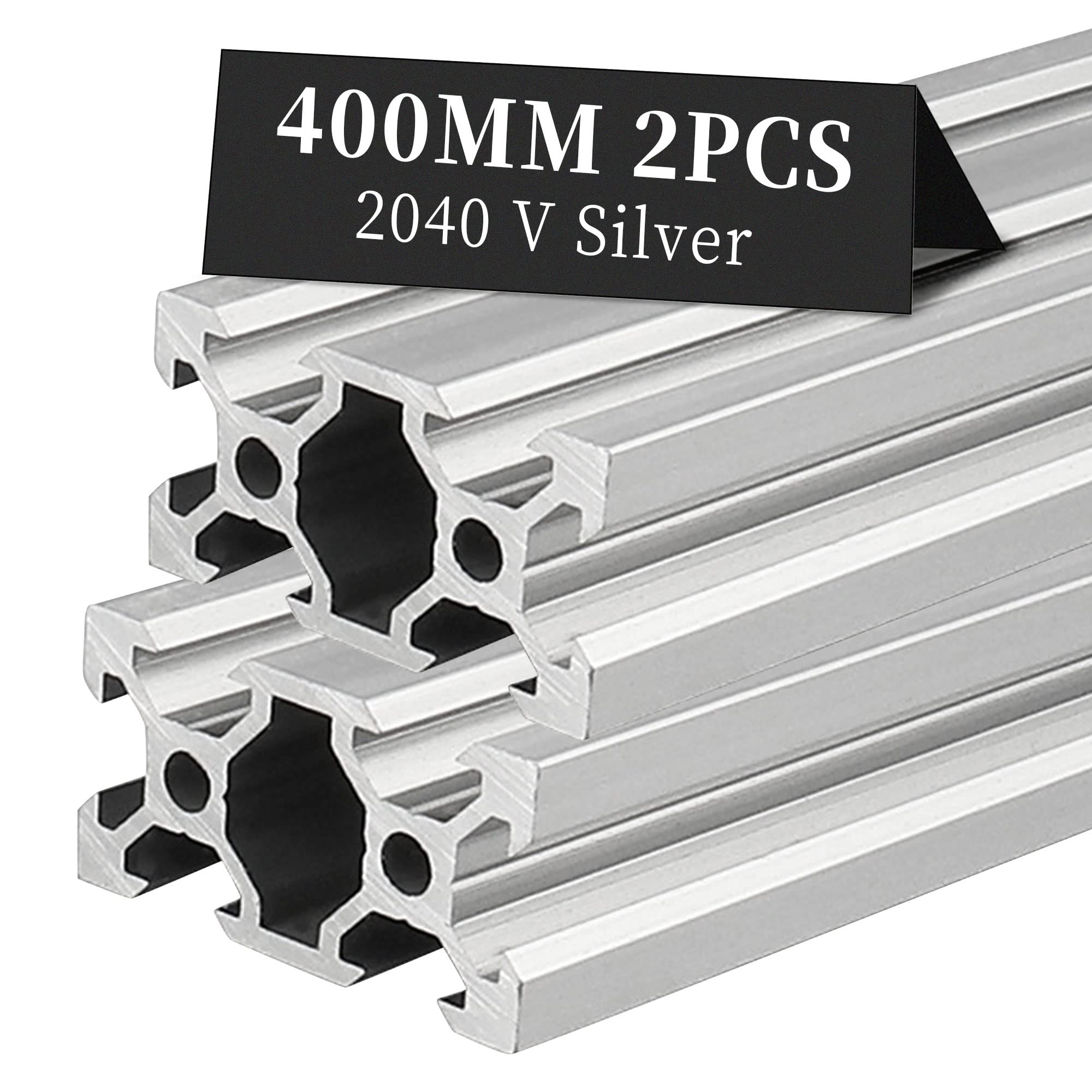 BELLA BAYS 5 Pack 78.74 inch 2000 mm 2040 V Slot Aluminum Extrusion Profile European Standard Anodized Silver Extruded Linear Rail Guide Frame for 3D Printer Laser Engraving Machine CNC Workbench DIY — Amazon image 10