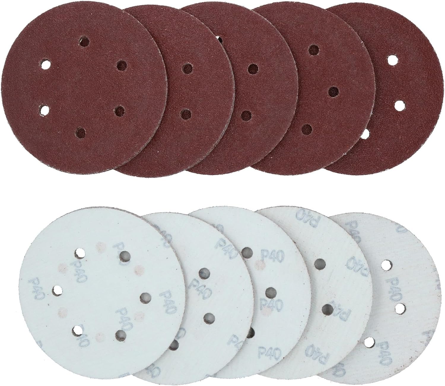 Hook/Loop Sanding Abrasive Discs Orbital DA Palm Sander 50PK 150mm P40 AT370