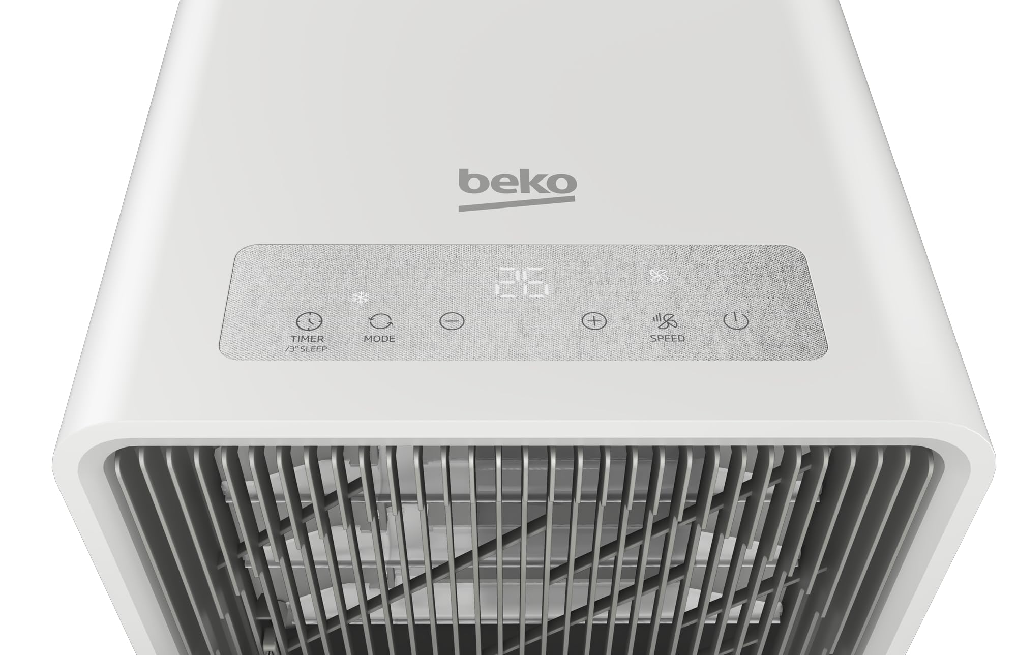 Beko - BP409C - Climatizzatore Portatile, 9000 Btu/h, Raffrescamento, Deumidificazione, Controllo facile e intuitivo, Classe Energetica A - Bianco/Grigio 33,5 x 69,8 x 28,5 cmBP409C