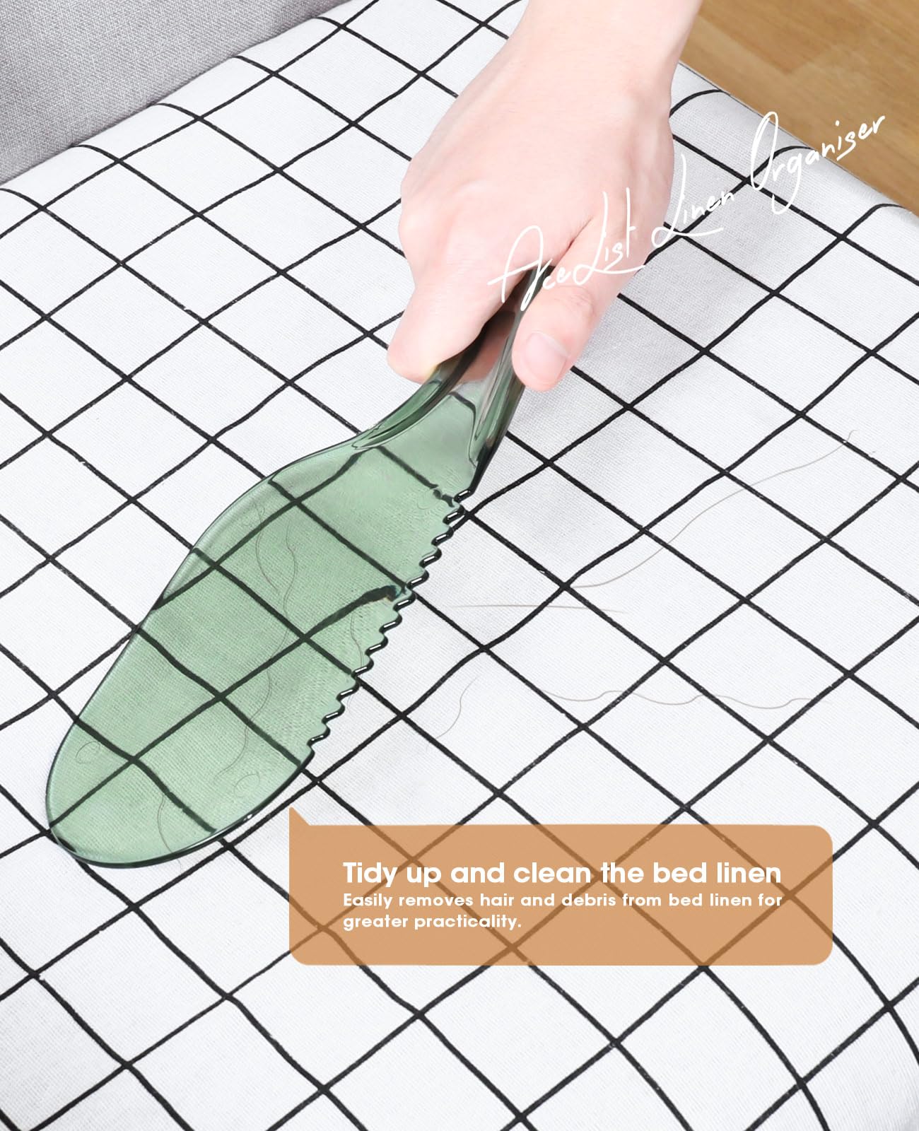 AceList Mattress Lifter with Bed Sheet Tucker Tool, Wooden Mattress Lifter Wedge for Changing Sheets, Mattress Lifter Wedge Easy Lifter Mattress Riser, Mattress Wedge Lifter for Bed Making