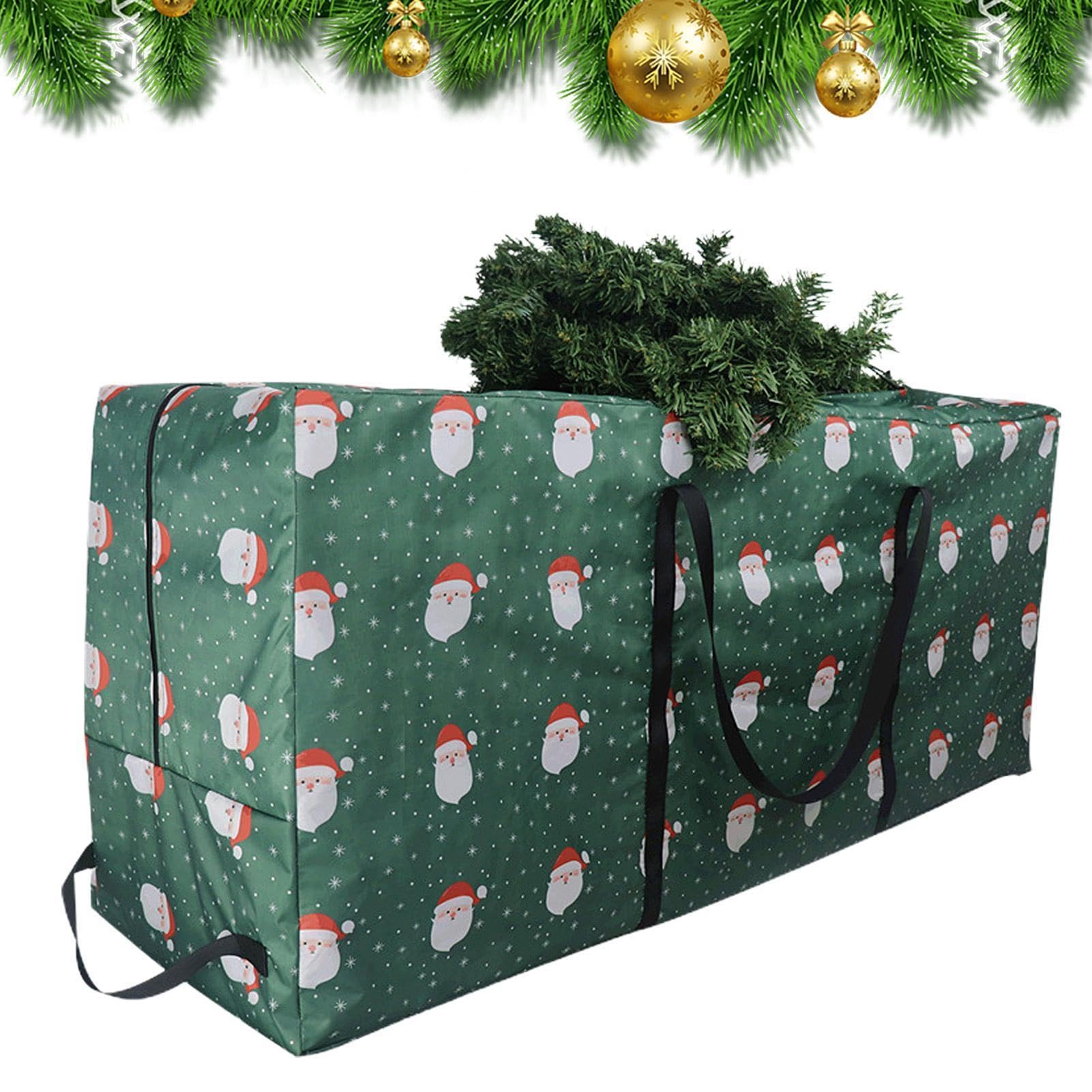 Bolsa de almacenamiento de Navidad para árbol artificial de 4 pies en tela Oxford 210D resistente