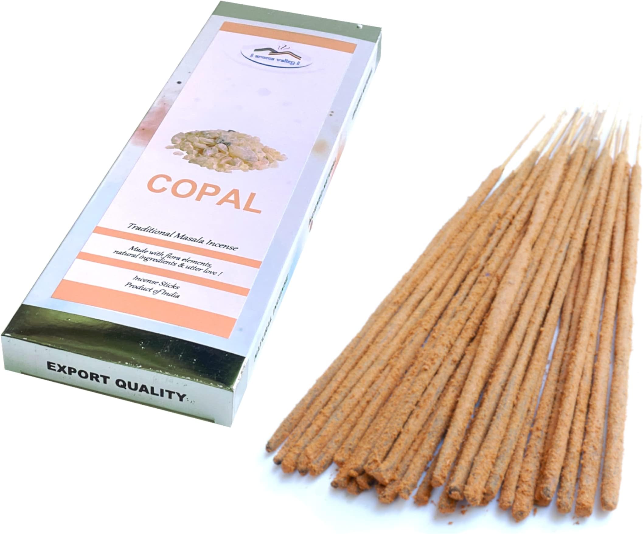 Copal Incense Sticks - Traditional Handcrafted Masala Incense - 40 to 50 Sticks Approx.