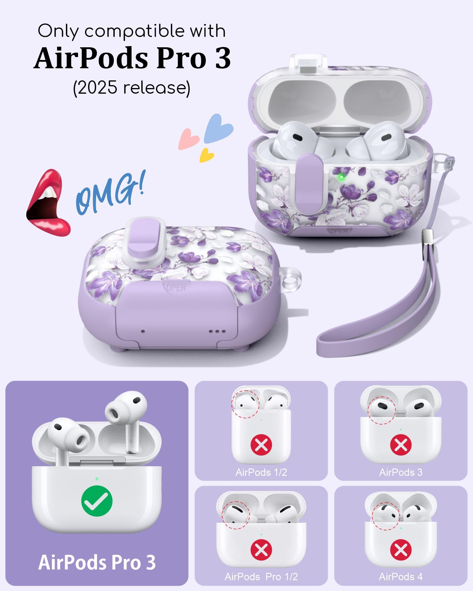 Amazon.com: TATOFY for AirPod Pro 3 Case (2025) with Phone Stand Amazon.com: TATOFY for AirPod Pro 3 Case (2025) with Phone Stand